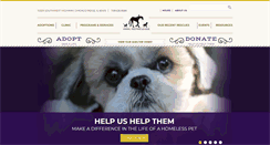 Desktop Screenshot of animalwelfareleague.com